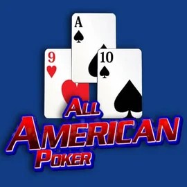All American Poker slot logo by RTG (Reel Time Gaming) at Vegasino CasinoAll American Poker