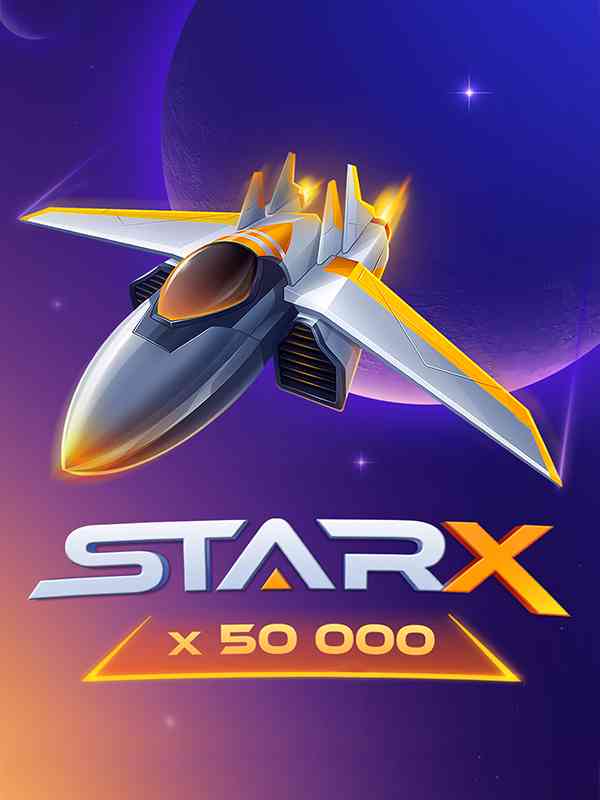 Logo of StarX from 100HP Gaming at Vegasino Casino